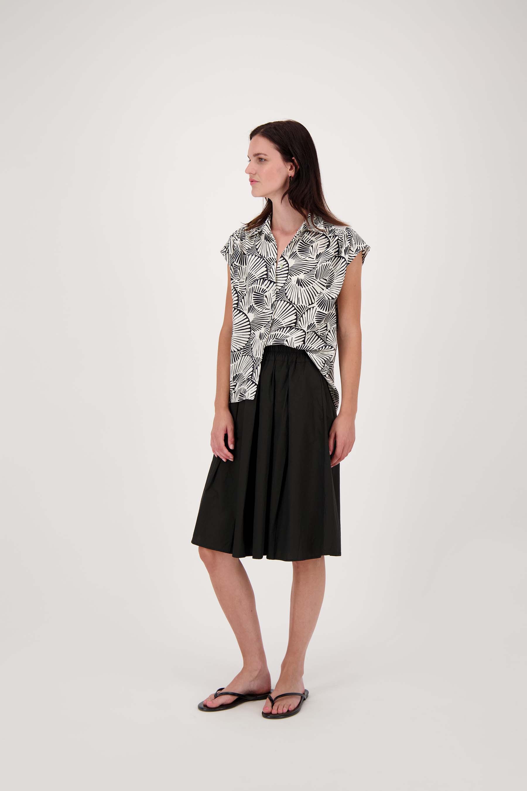 halflange rok wijd