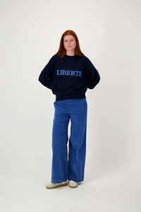 corduroy broek met elastaan