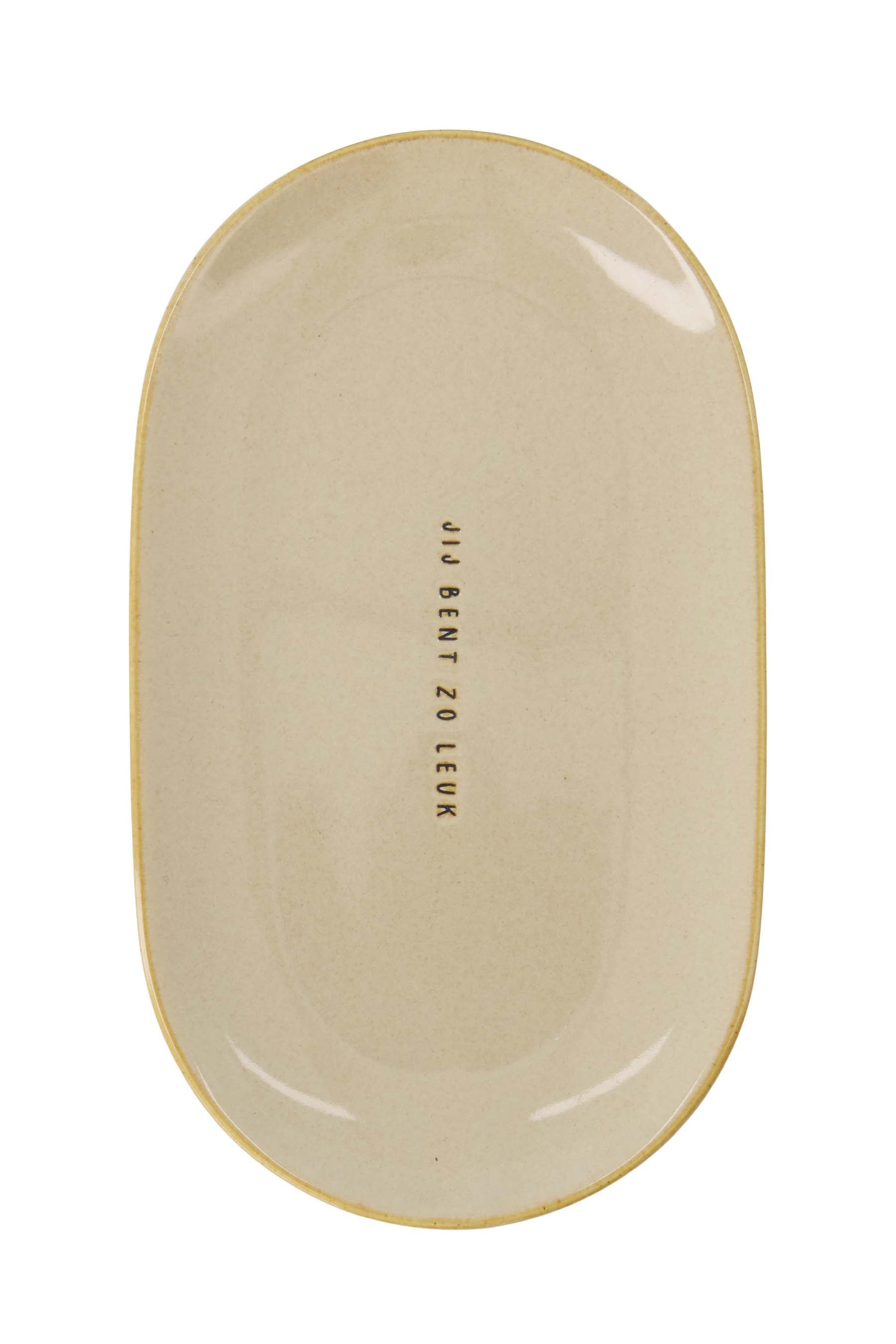 serveerschaal jij bent zo leuk zand