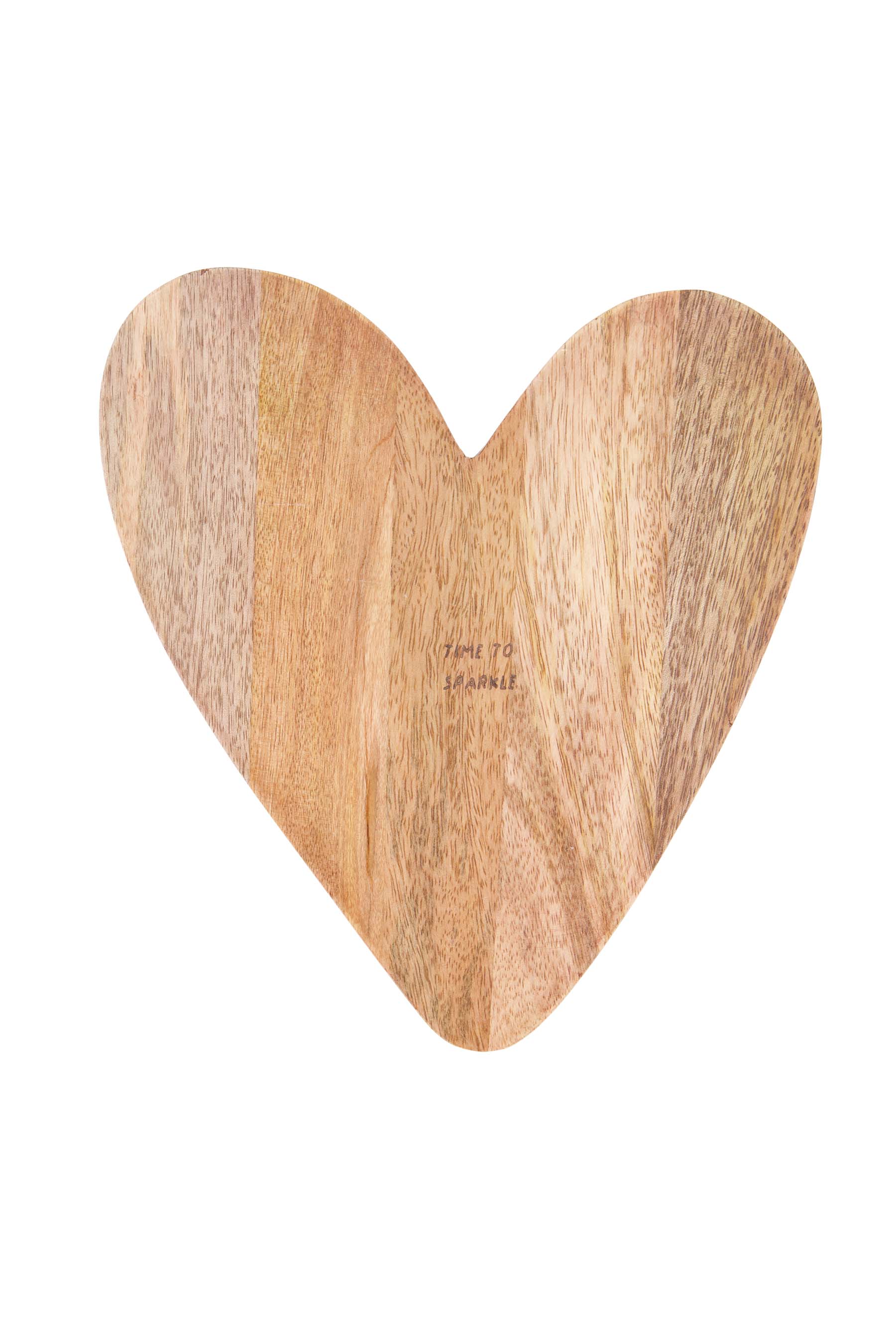borrelplank hout hartje time to sparkle naturel