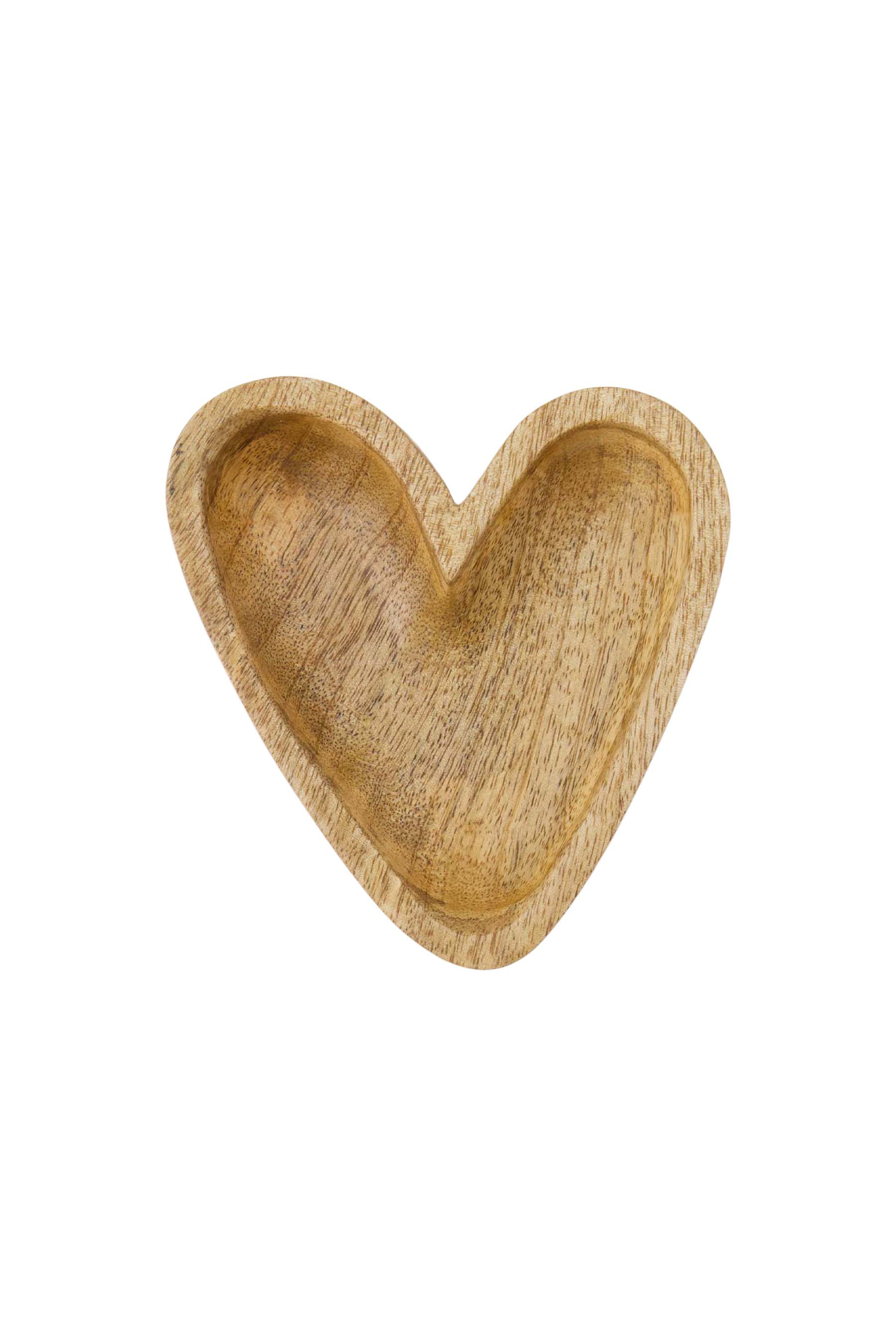 houten kom hartje S naturel