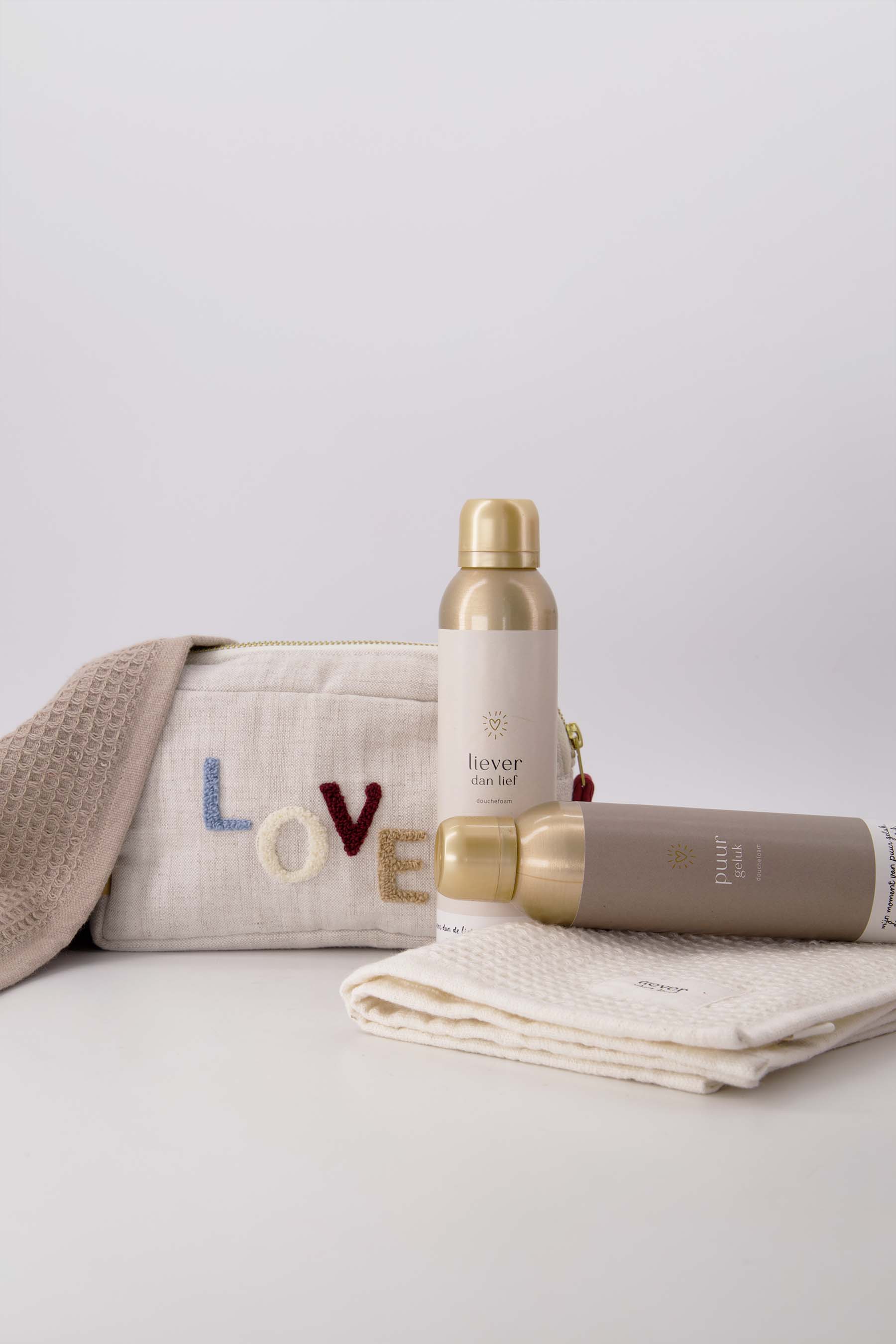 gastendoekje liever dan lief off white