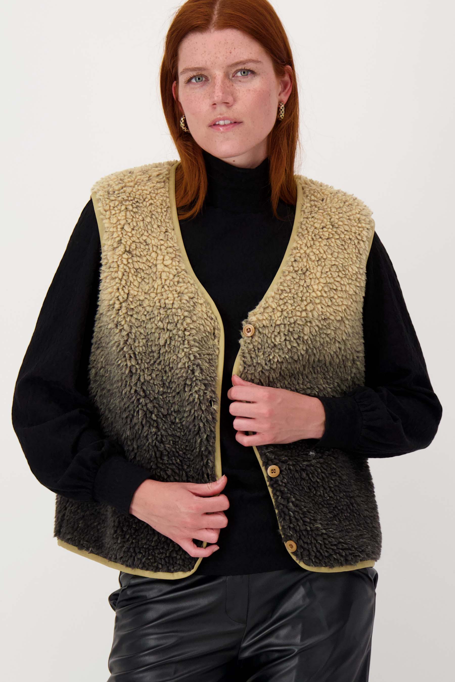 teddy bodywarmer degradé