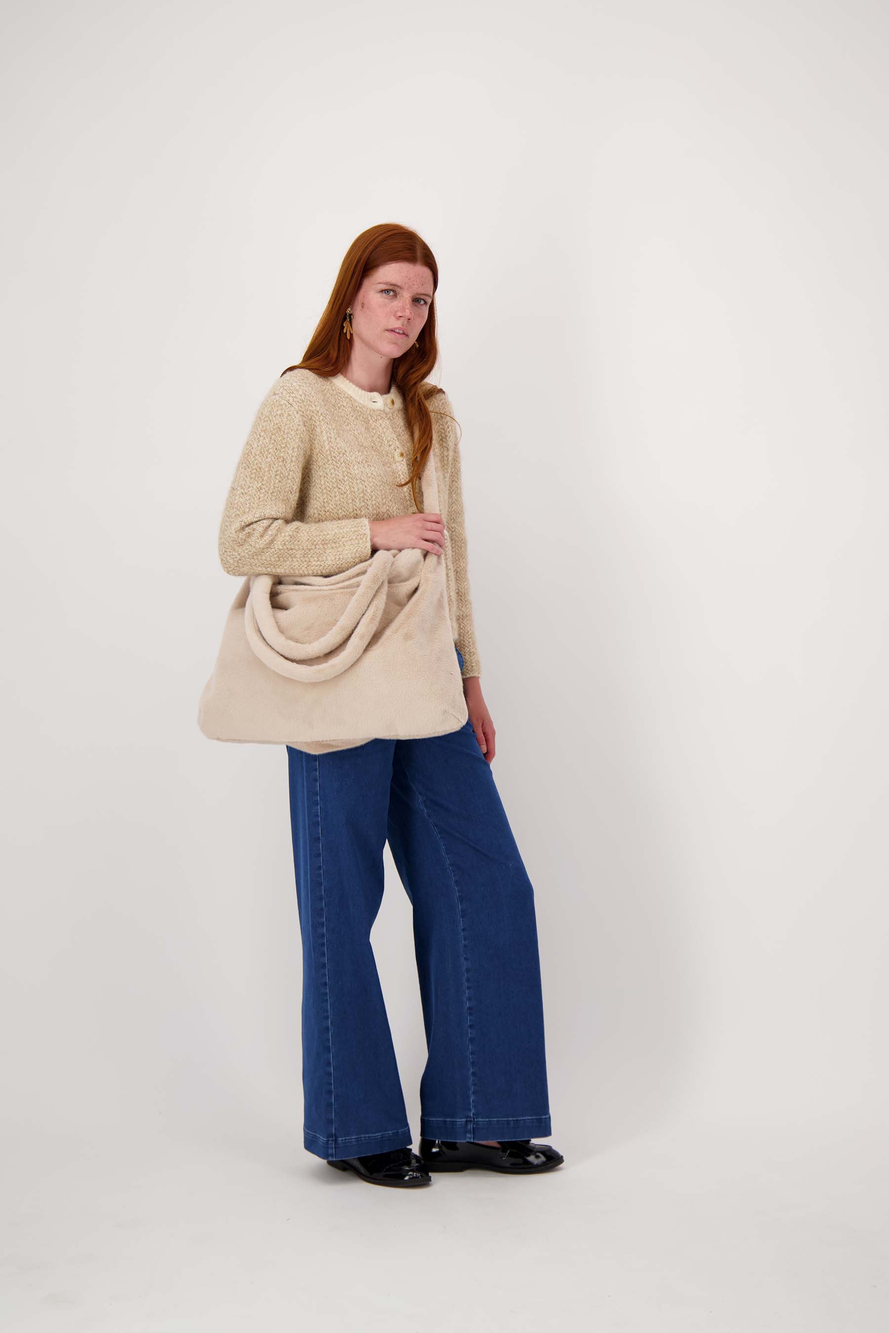shopper van faux fur