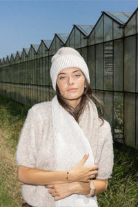 boucle trui met ronde hals