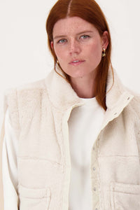 faux fur gilet