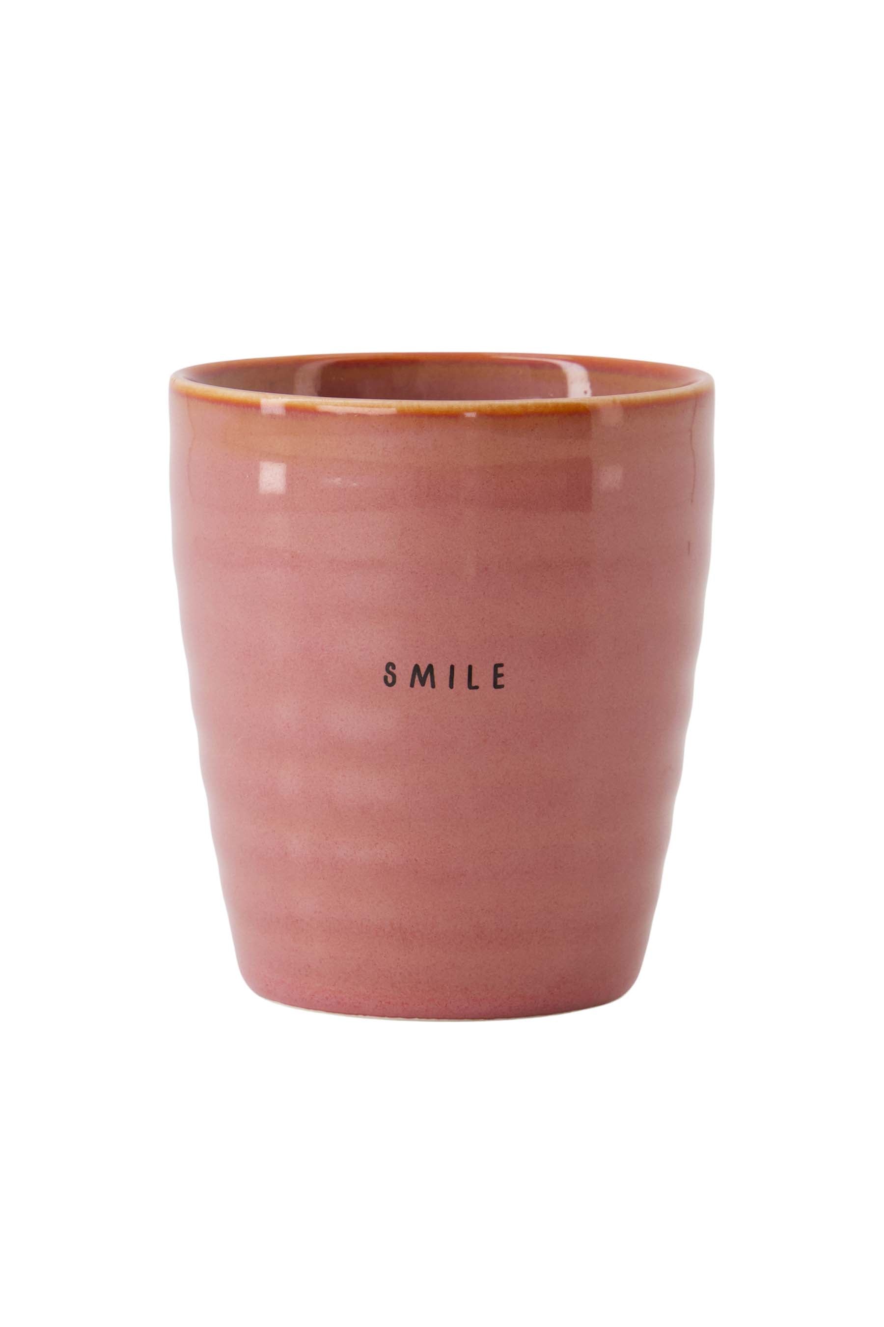 koffiemok smile burgundy