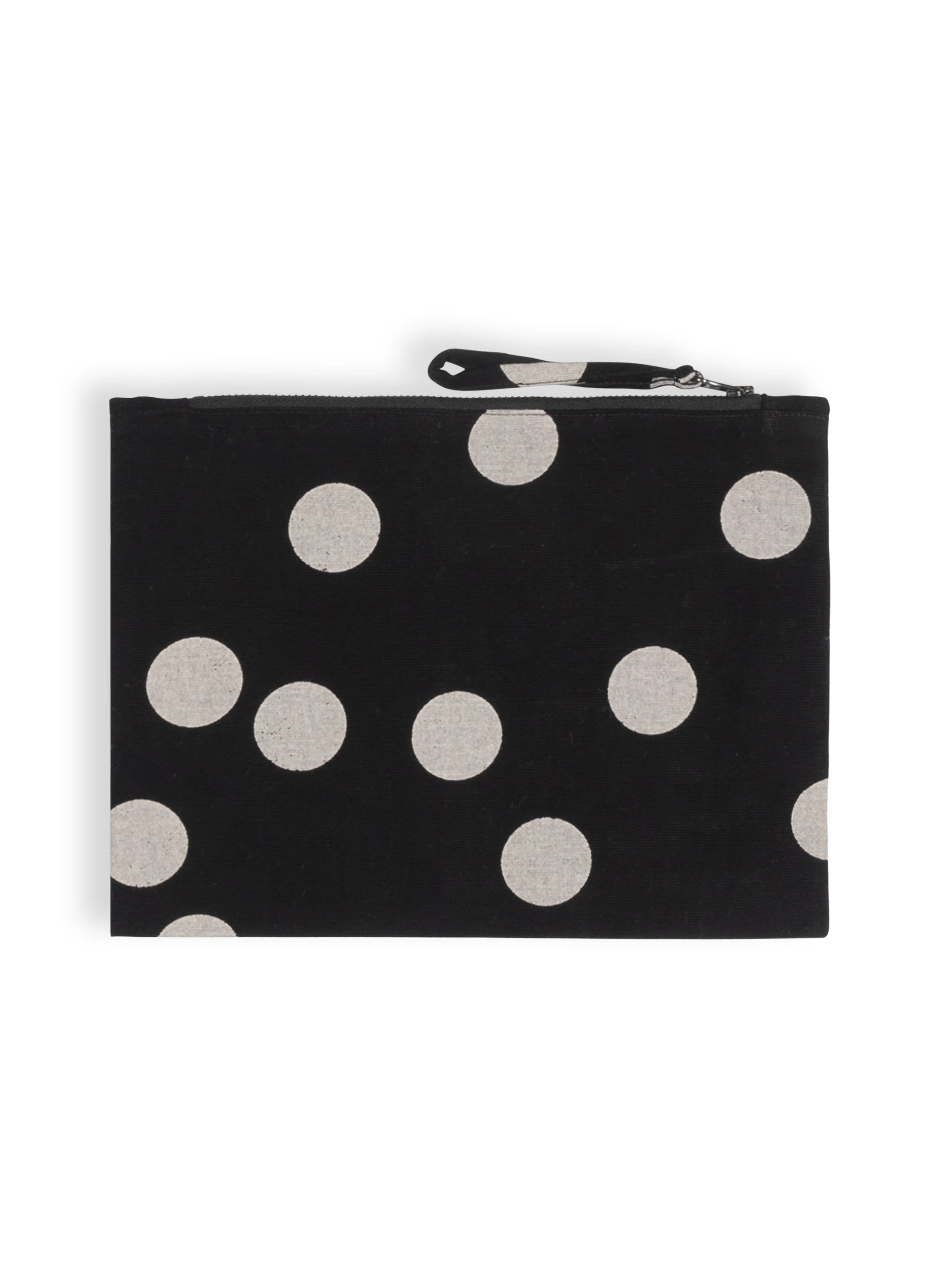 canvas clutch dot