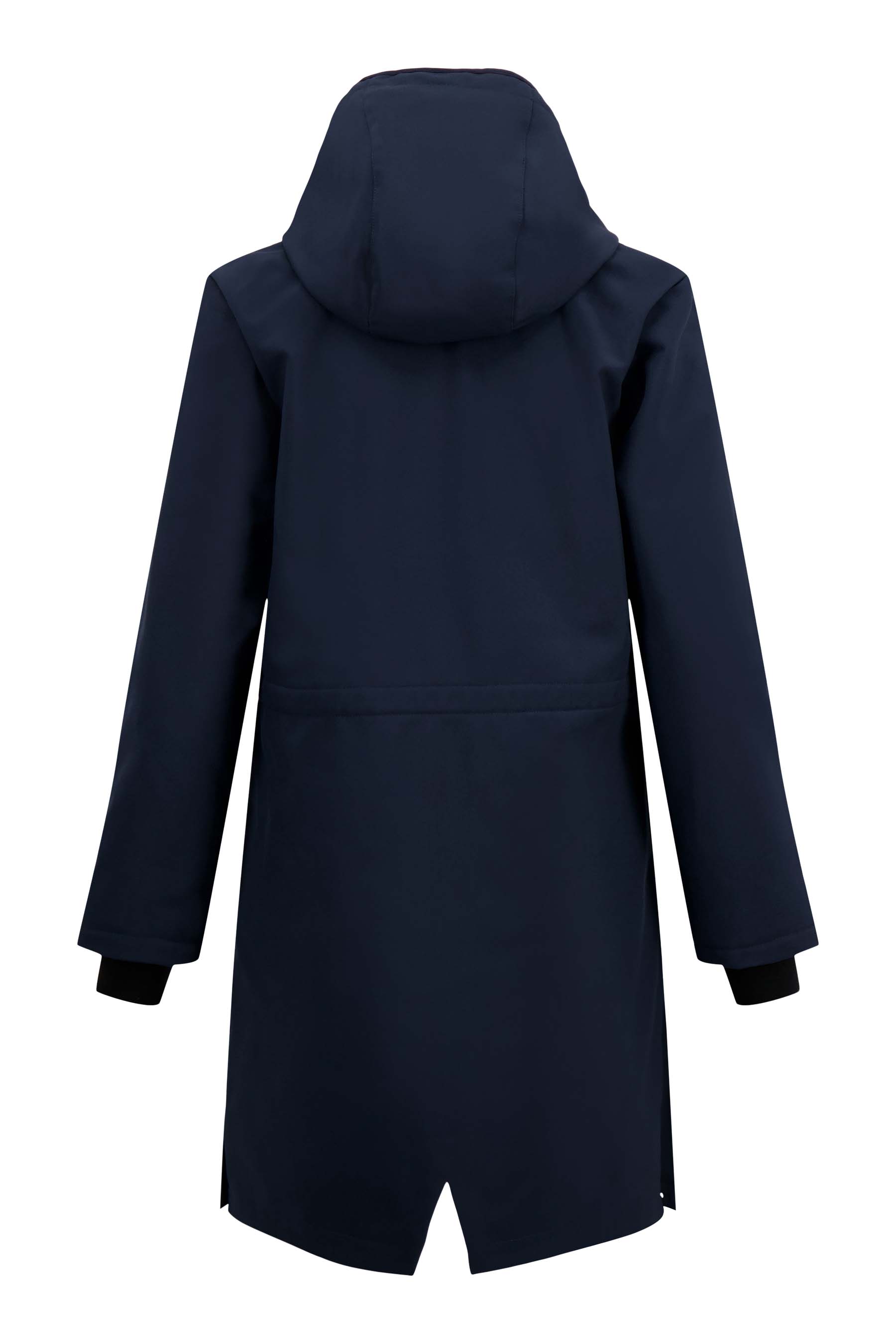 lange softshell jas met zachte binnenkant