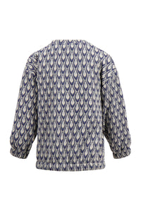 sweater van jacquard stof