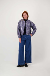 jacquard glans jasje