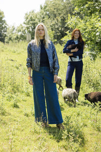 broek van jogger denim stof