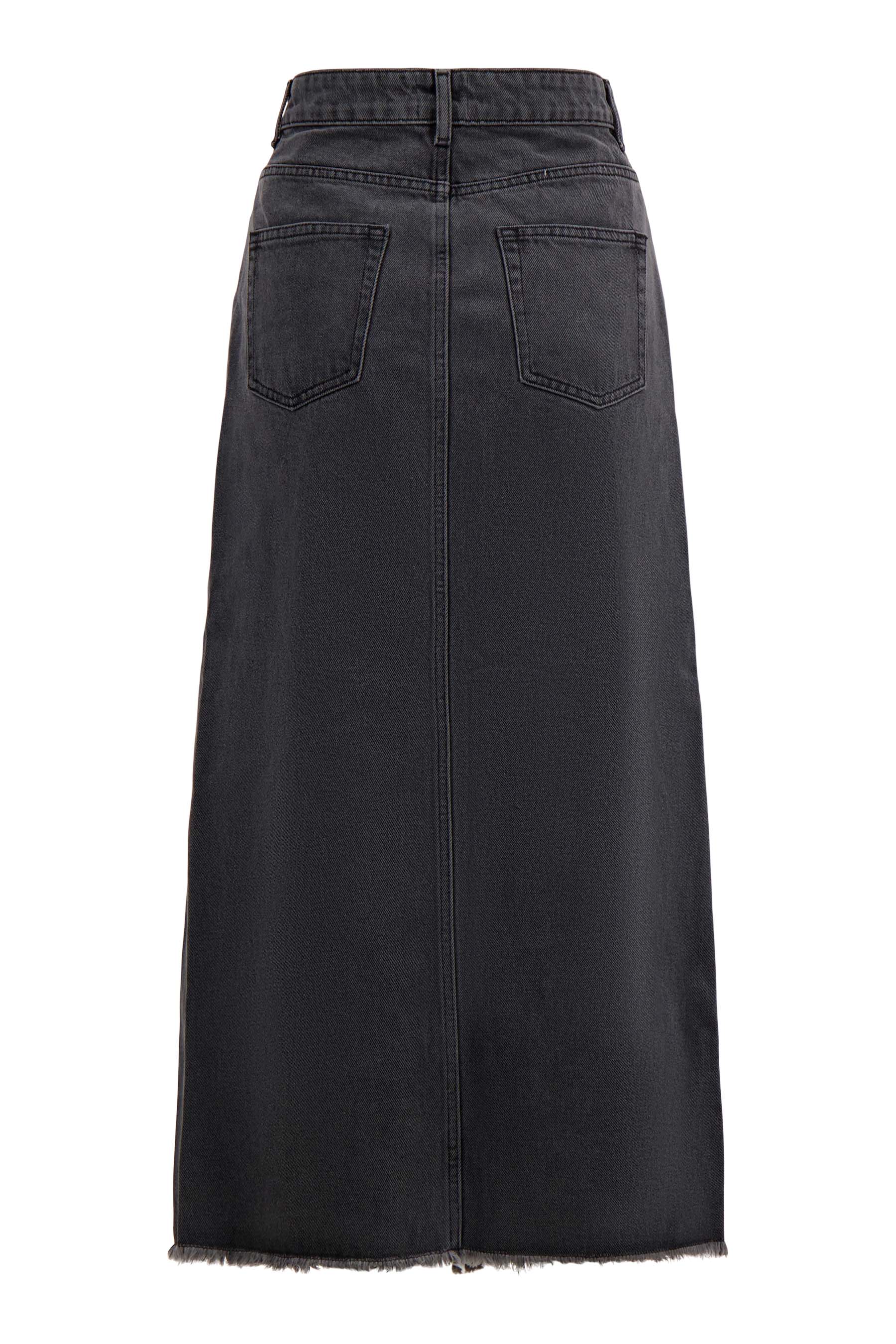 overslag rok denim