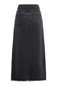 overslag rok denim