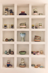 70s ceramics: small scented candle Vancouver