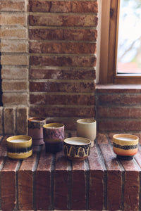 70s ceramics: small scented candle Vancouver