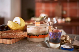 70s ceramics: cookie jar, burst