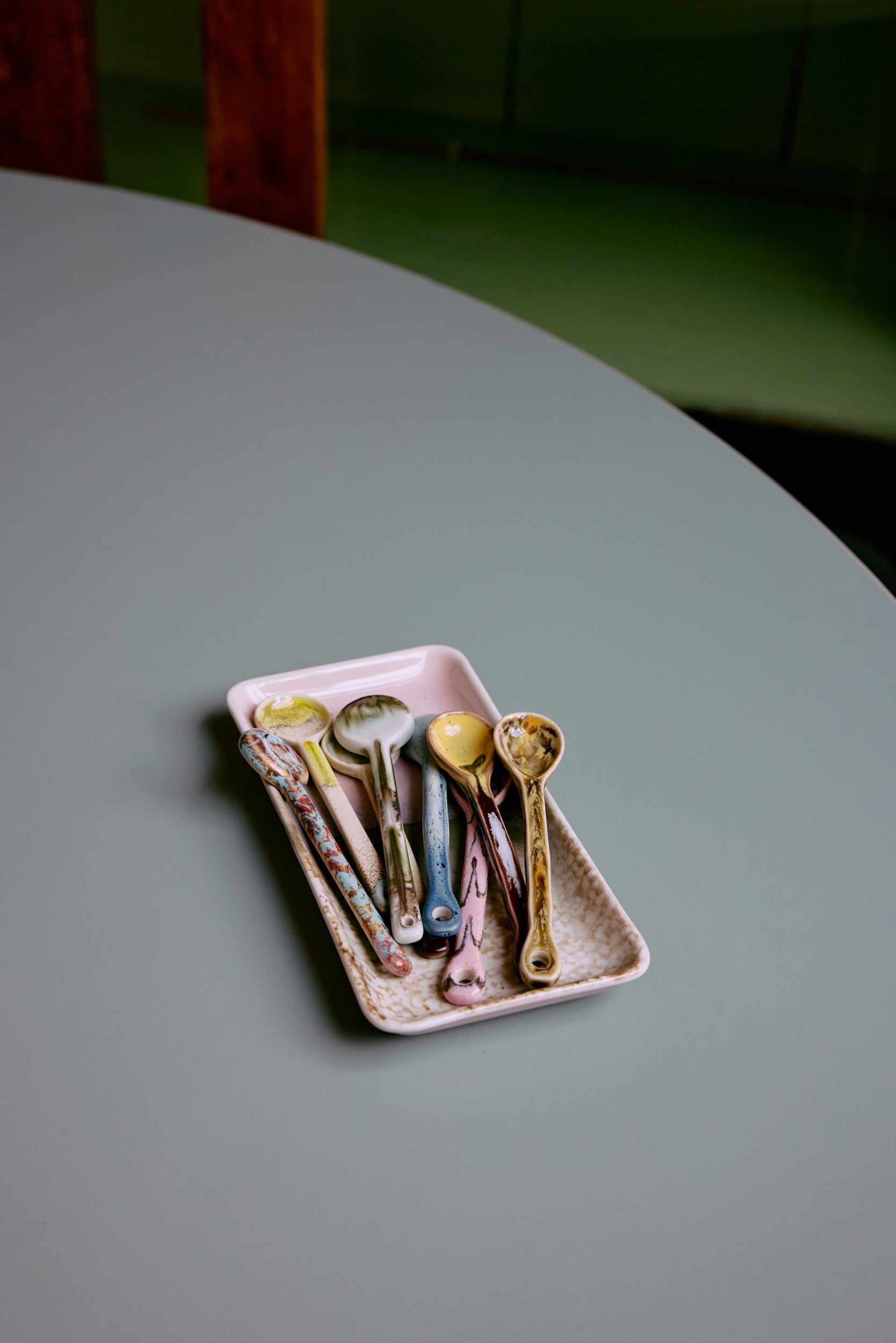 70s ceramics: spoons