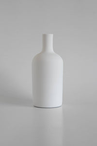Blanc Collection 02 vaas - Witte vaas: Wit / 28 x 4 cm