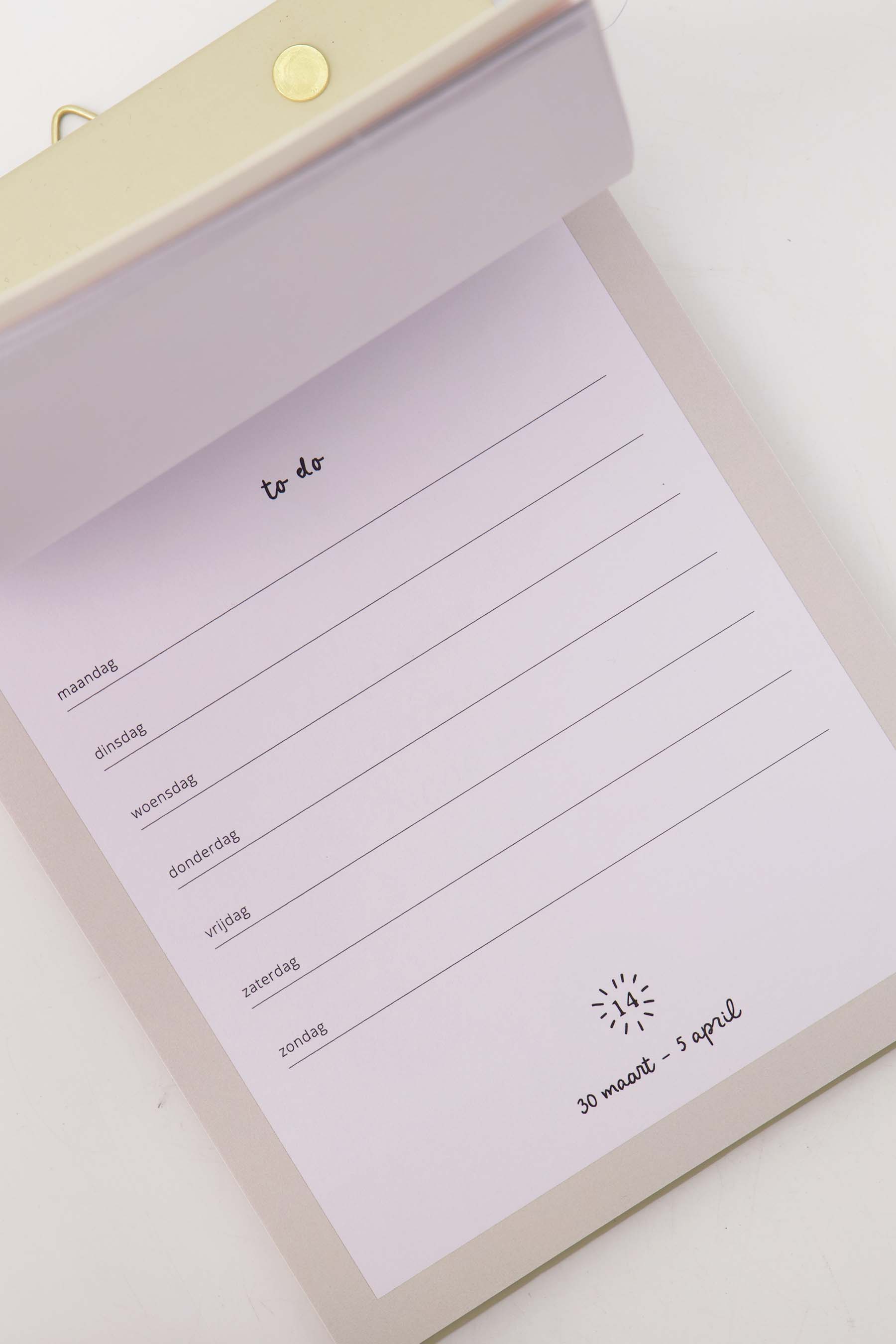 scheurkalender make it happy multicolor