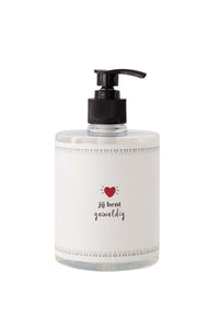 handzeep 500ml jij bent geweldig wit/grijsblauw