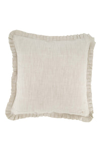 kussen ruffle magnifique 45x45cm peper en zout/grijsblauw