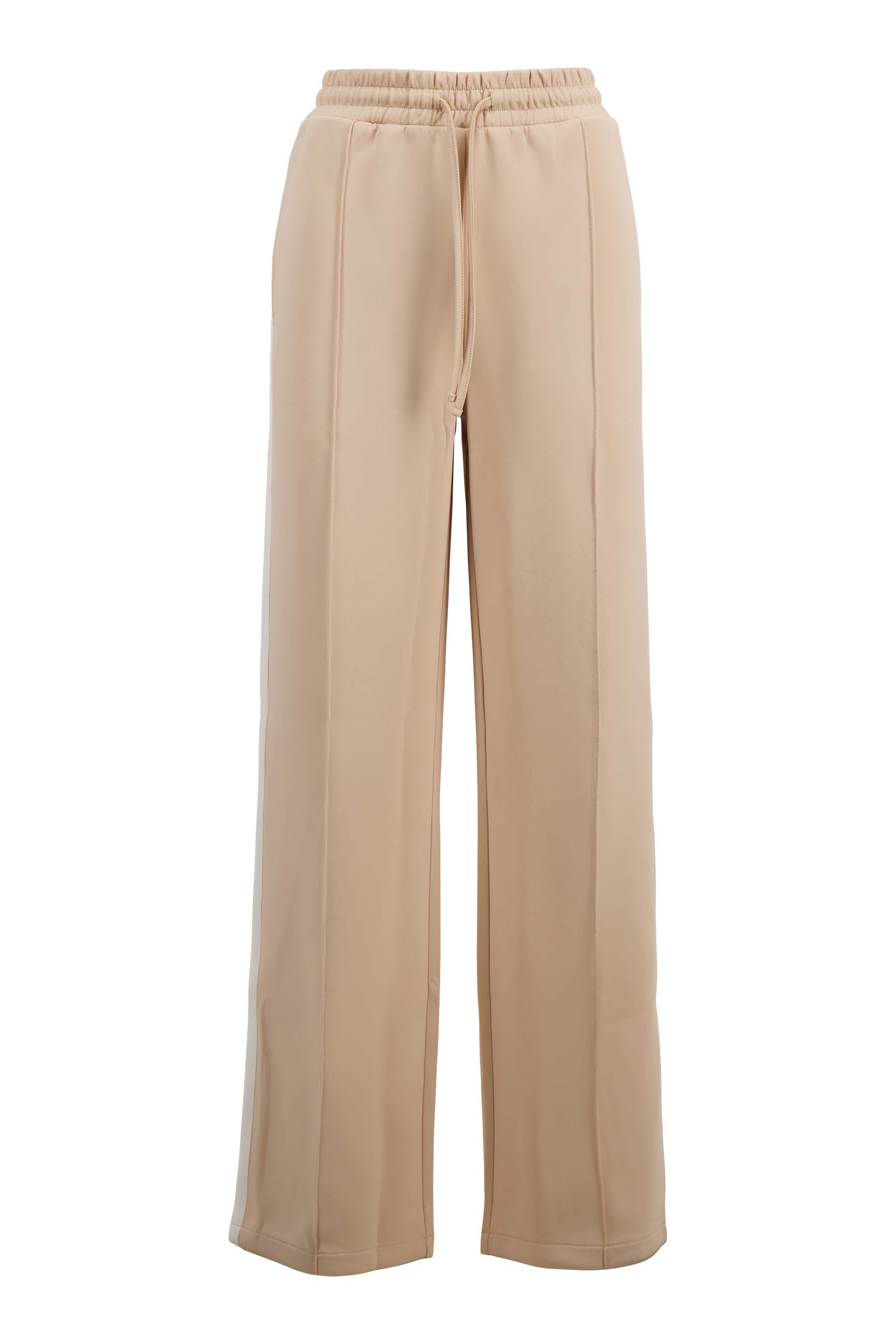 jersey broek met bies