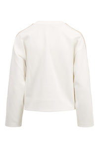 jersey top met bies