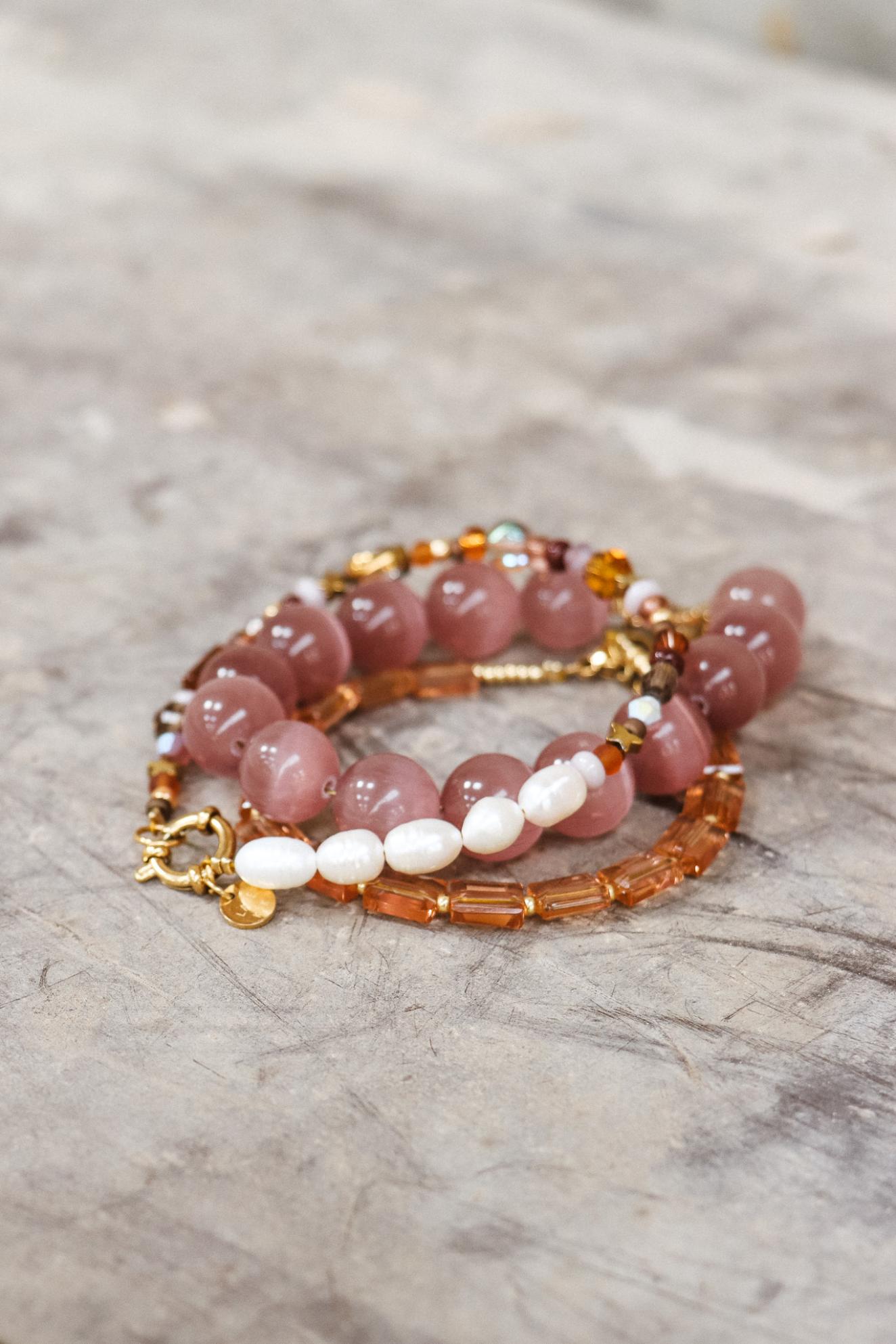 Blush bracelet gold