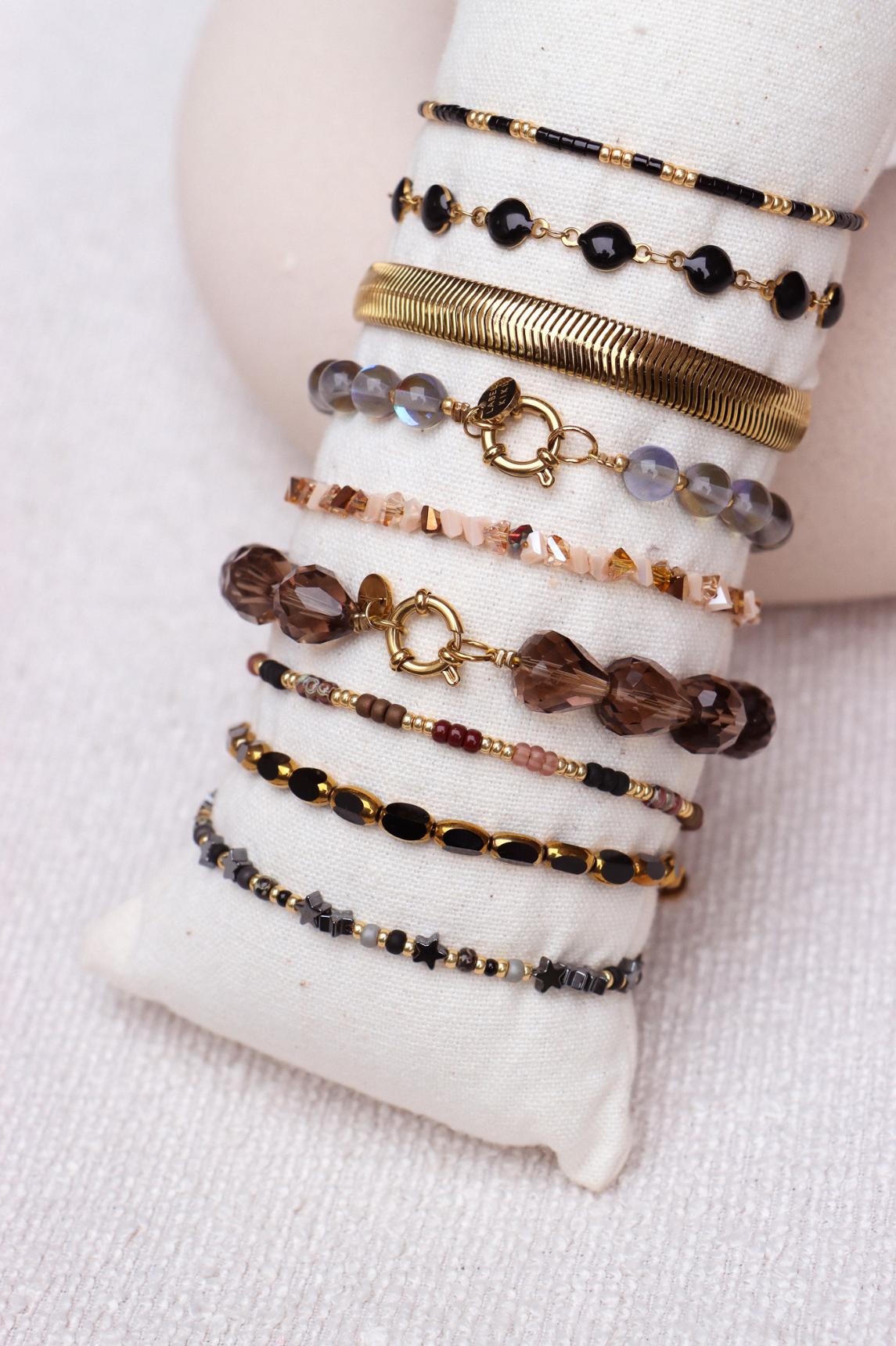 Noir glow bracelet gold