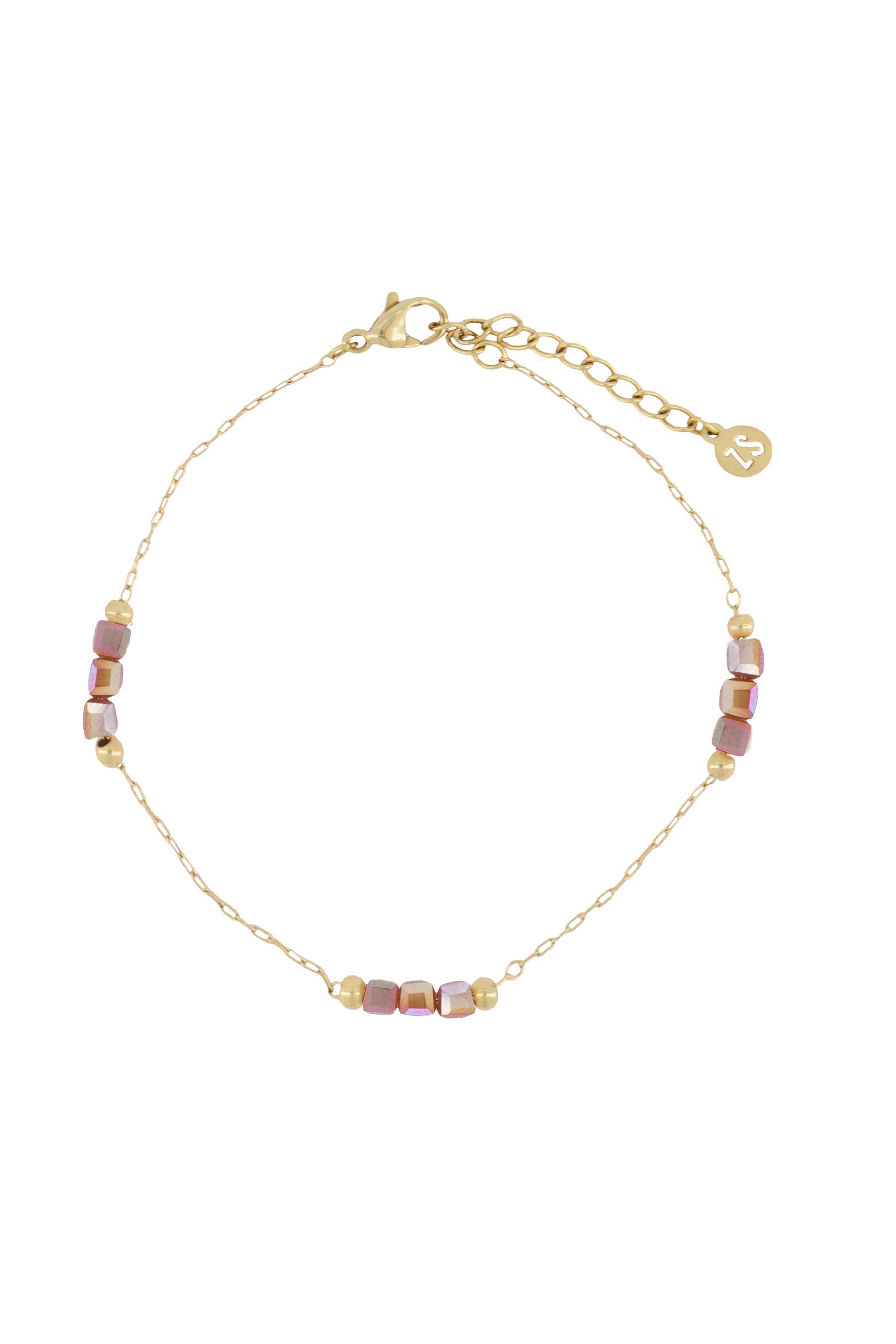 armband met steentjes amber