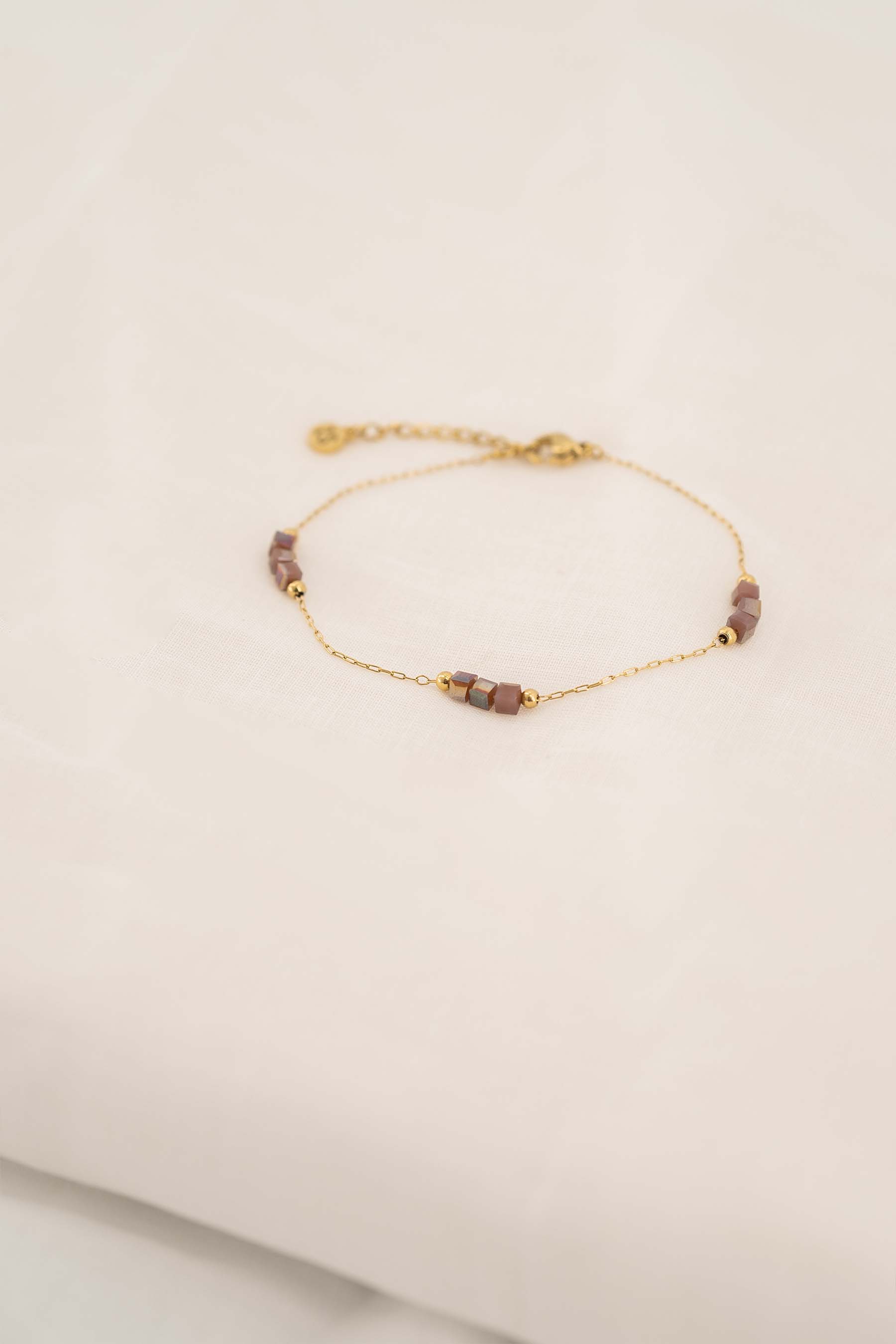 armband met steentjes amber