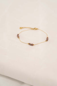 armband met steentjes amber