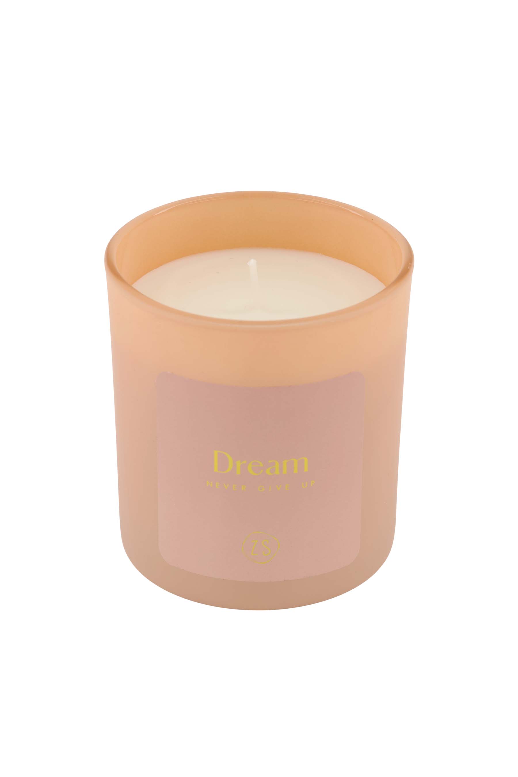 geurkaars in glas tropisch hout dream oudroze