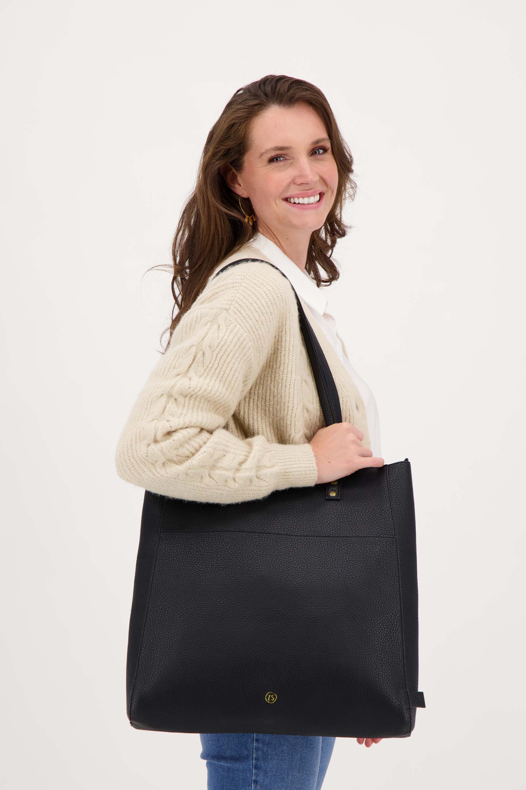 grote shopper zwart