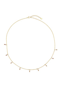 ketting met steentjes amber