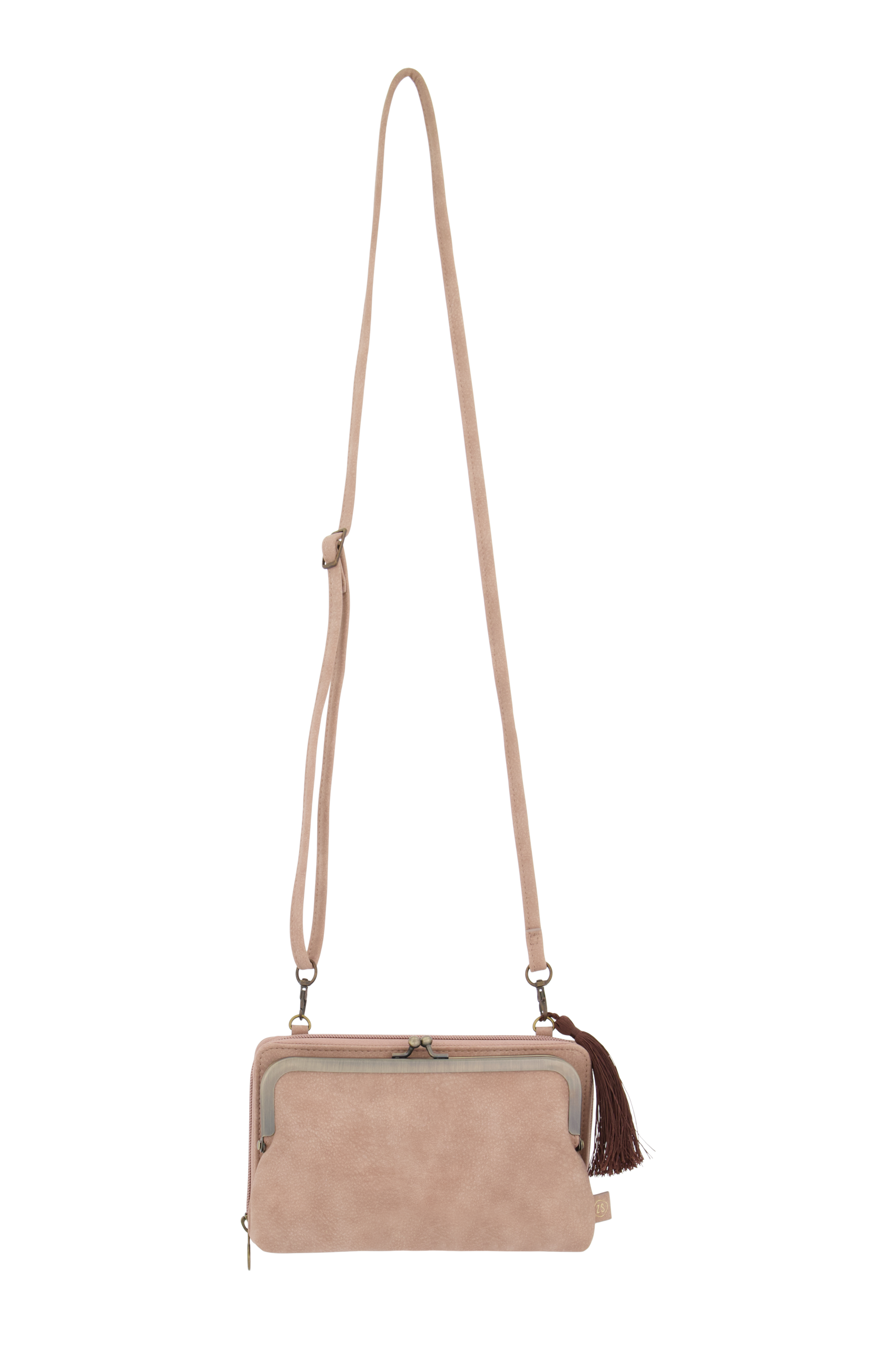 limited knip tasje poederroze