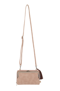 limited knip tasje poederroze