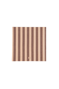 servetten samen genieten 16,5x16,5cm poederroze/roestbruin