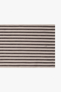 tafelloper strepen 50x250cm grafietgrijs