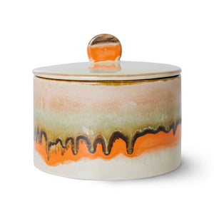 70s ceramics: cookie jar, burst