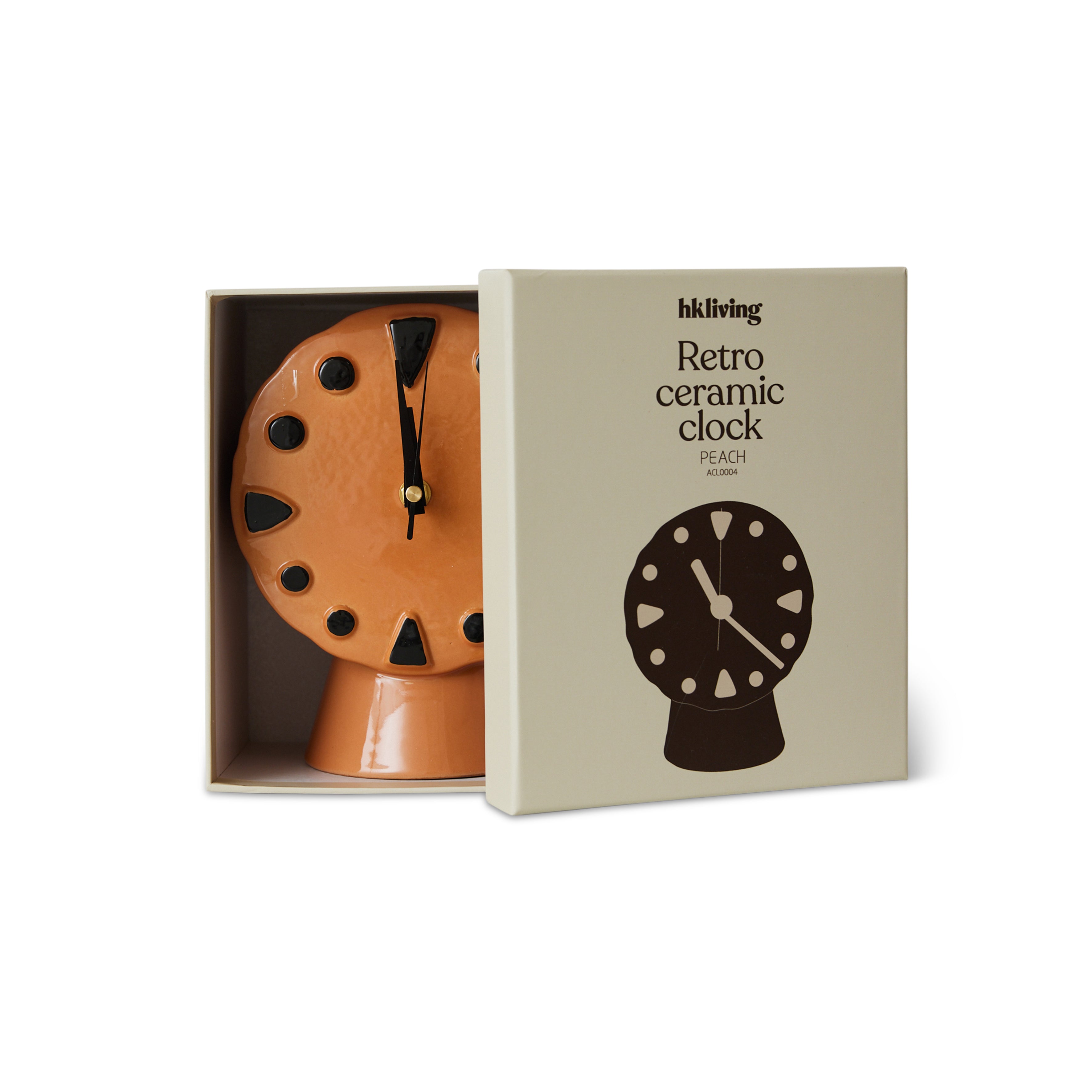 Retro ceramic clock