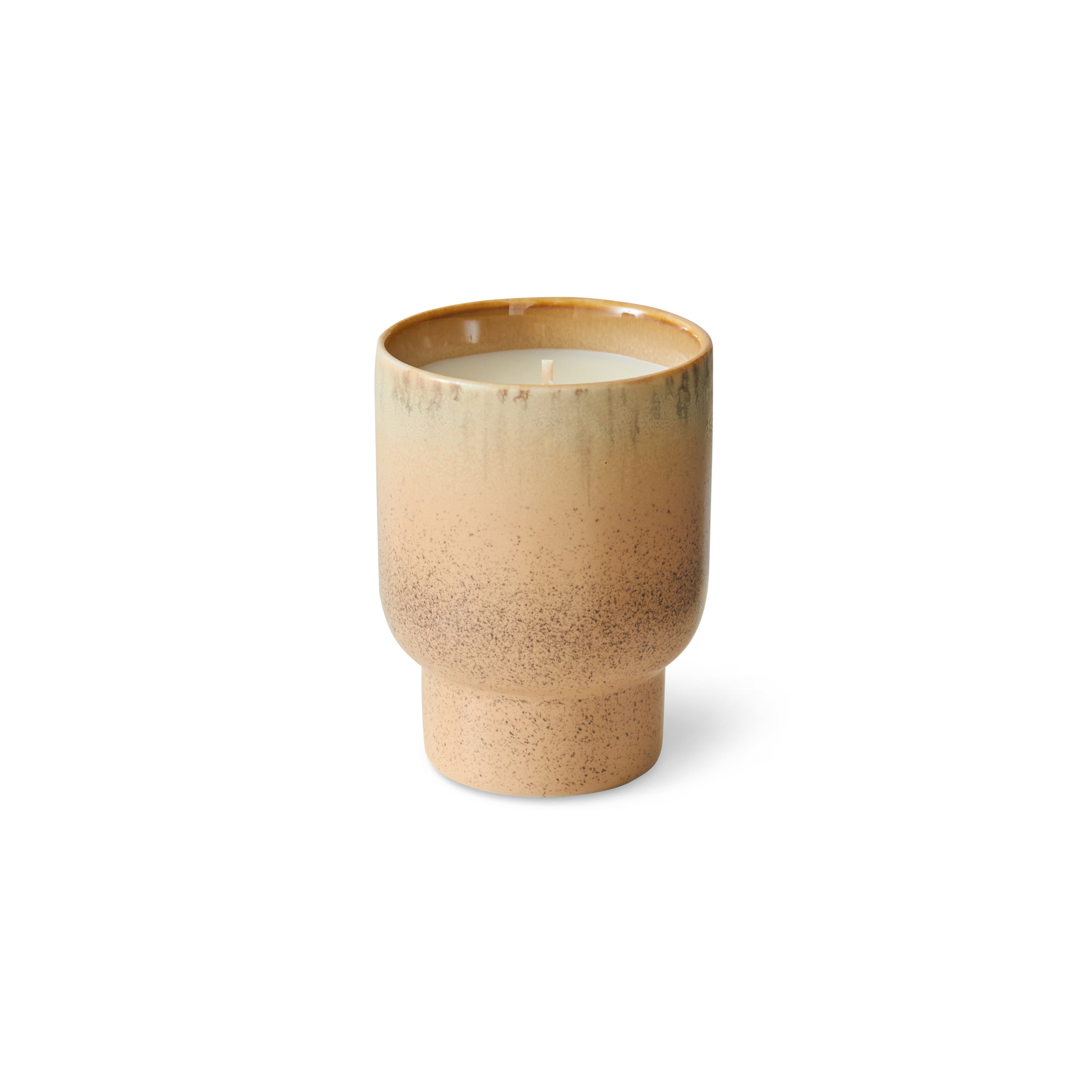 70s ceramics: small scented candle Vancouver