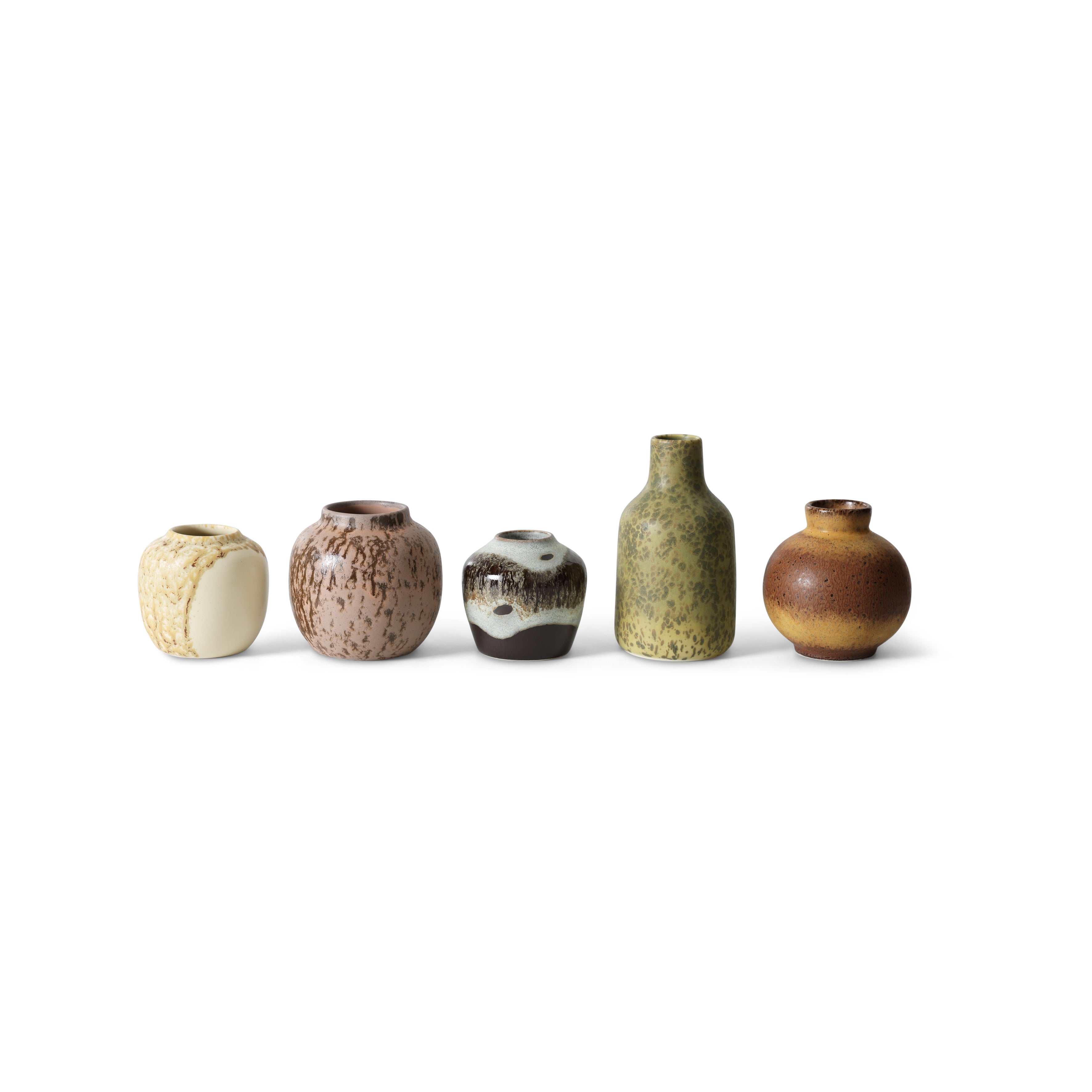 70s ceramics: small vases