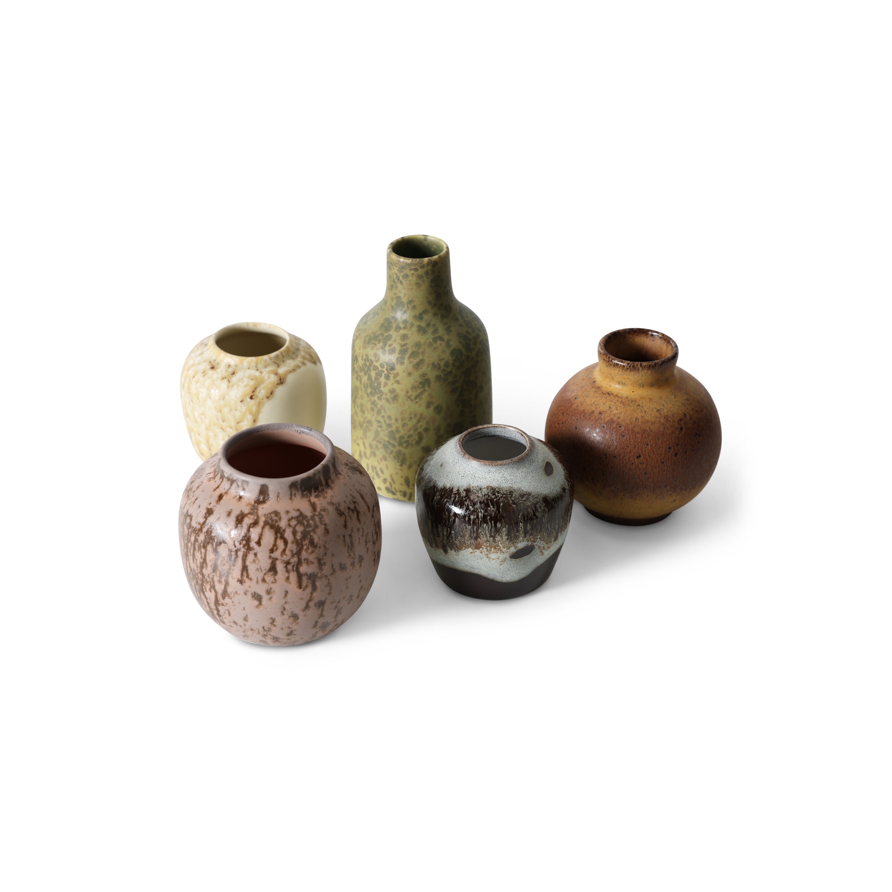 70s ceramics: small vases