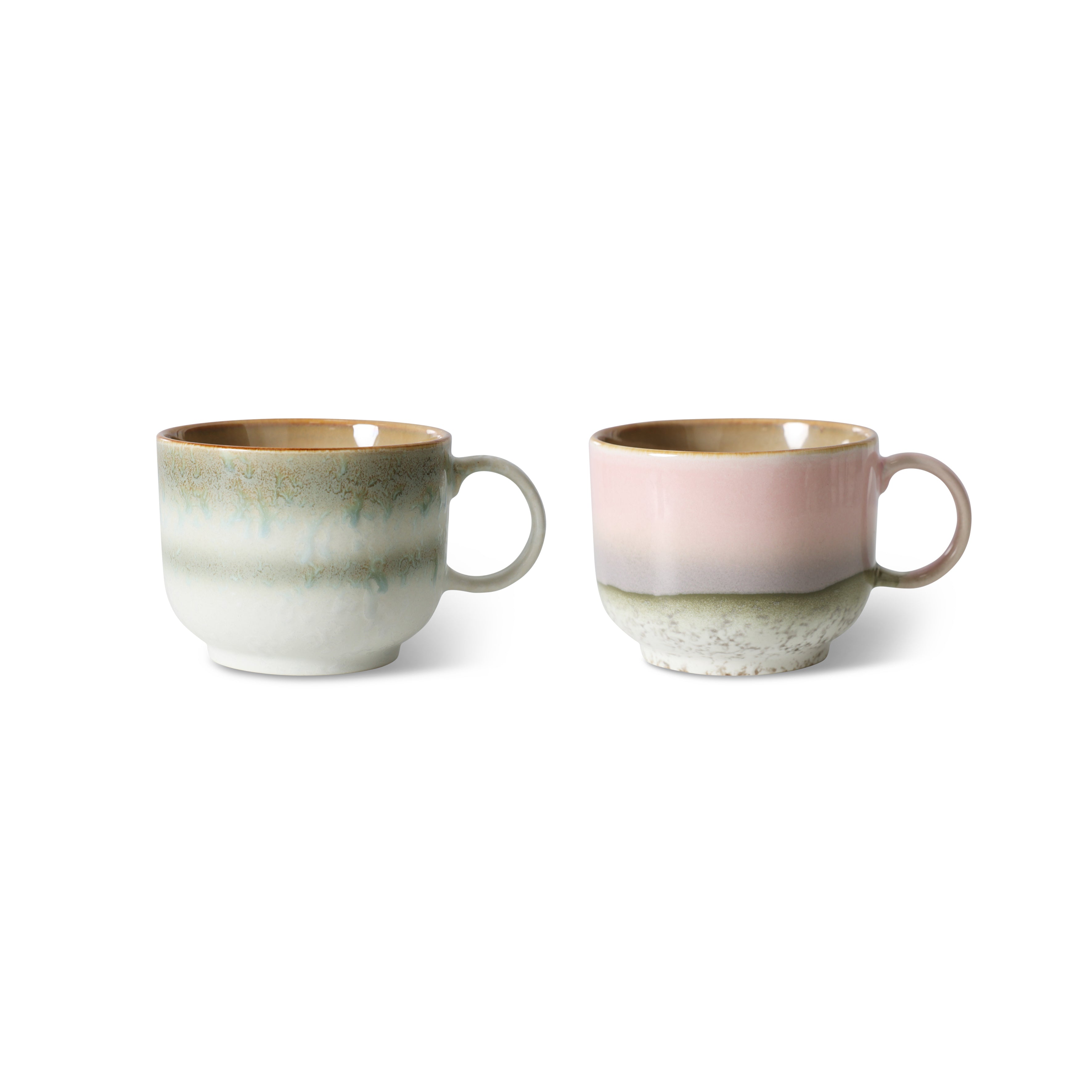 70s ceramics: tea cups nova, set of 2