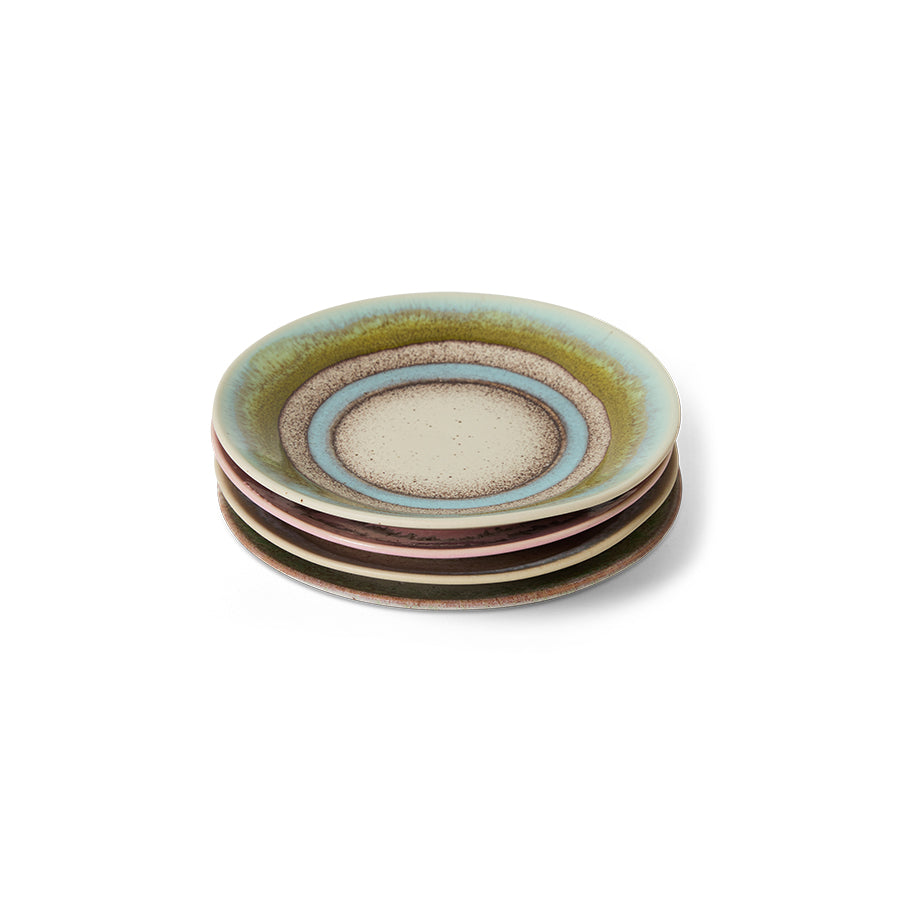 70s ceramics: saucers