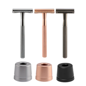 Safety razor + holder I Silver