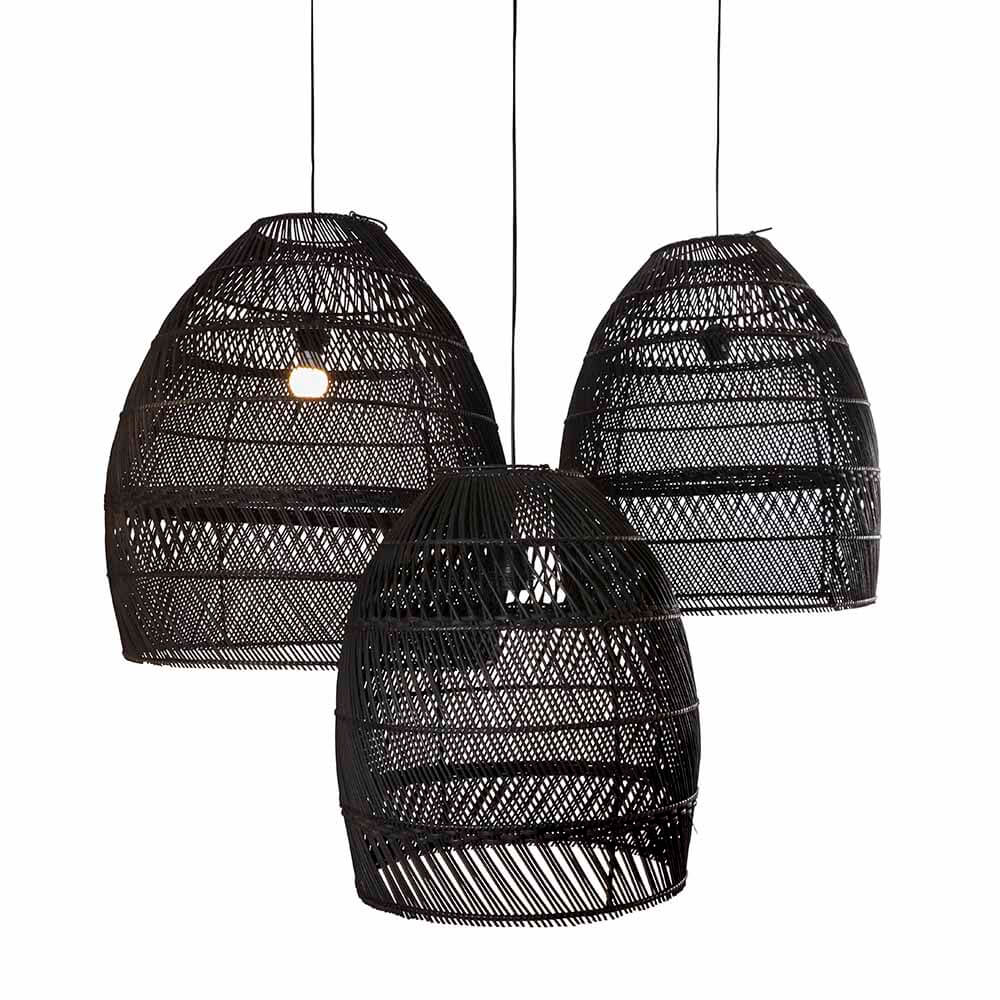 Lampshade Moon, black M