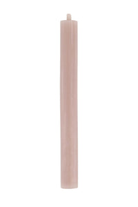 4 rustieke kaarsen 20cm leem